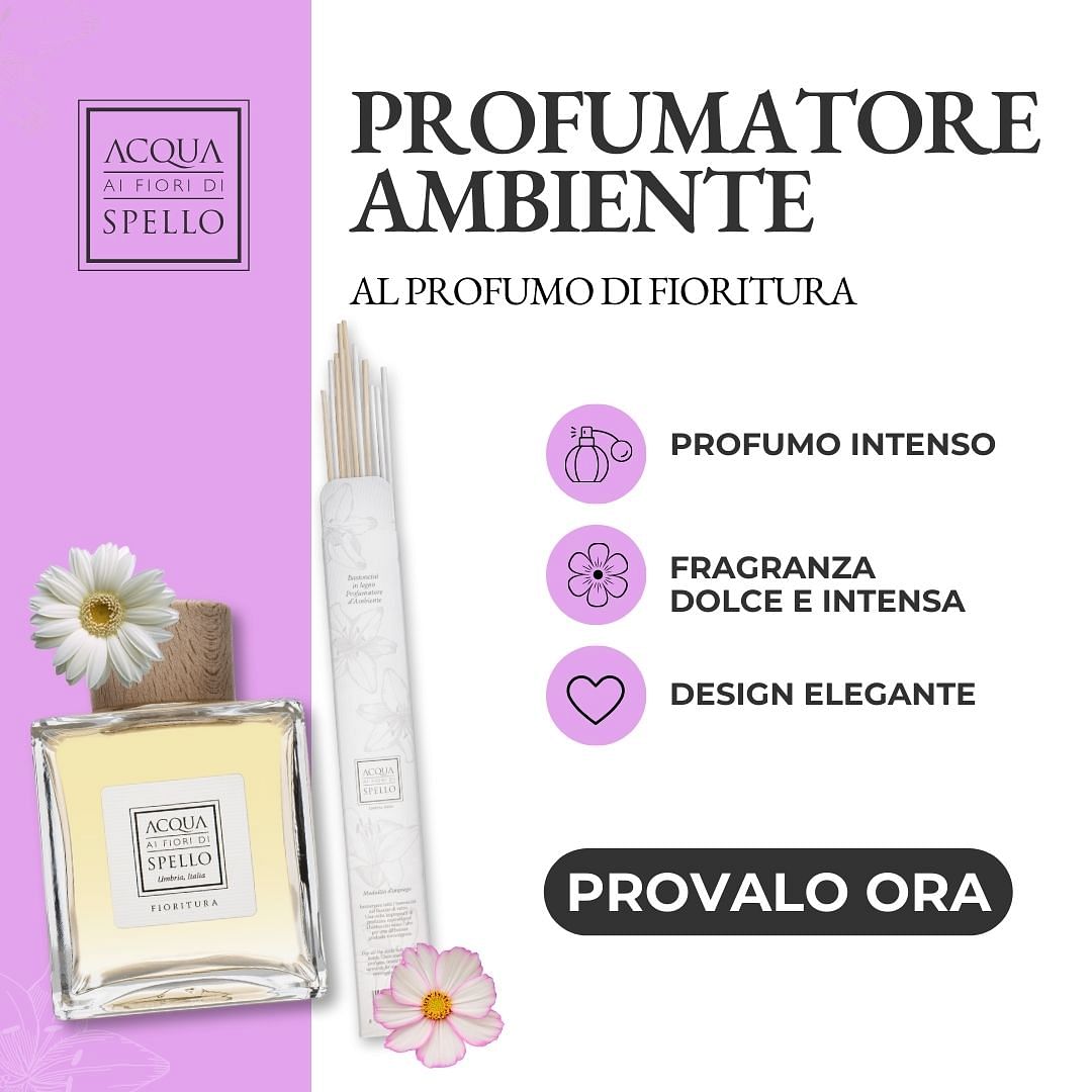 ACQUA AI FIORI DI SPELLO HOME FRAGRANCE FIORITURA 500ml Refill – Bild 3