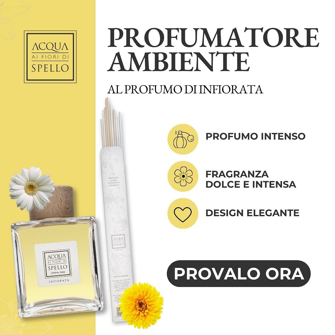 ACQUA AI FIORI DI SPELLO HOME FRAGRANCE INFIORATA 500ml Refill – Bild 3