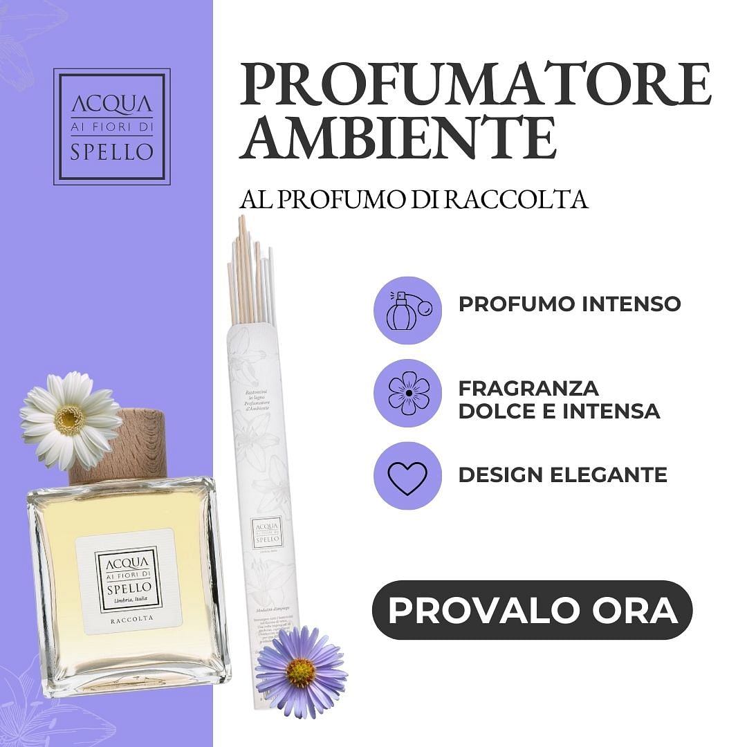 ACQUA AI FIORI DI SPELLO HOME FRAGRANCE RACCOLTA 500ml Refill – Bild 3