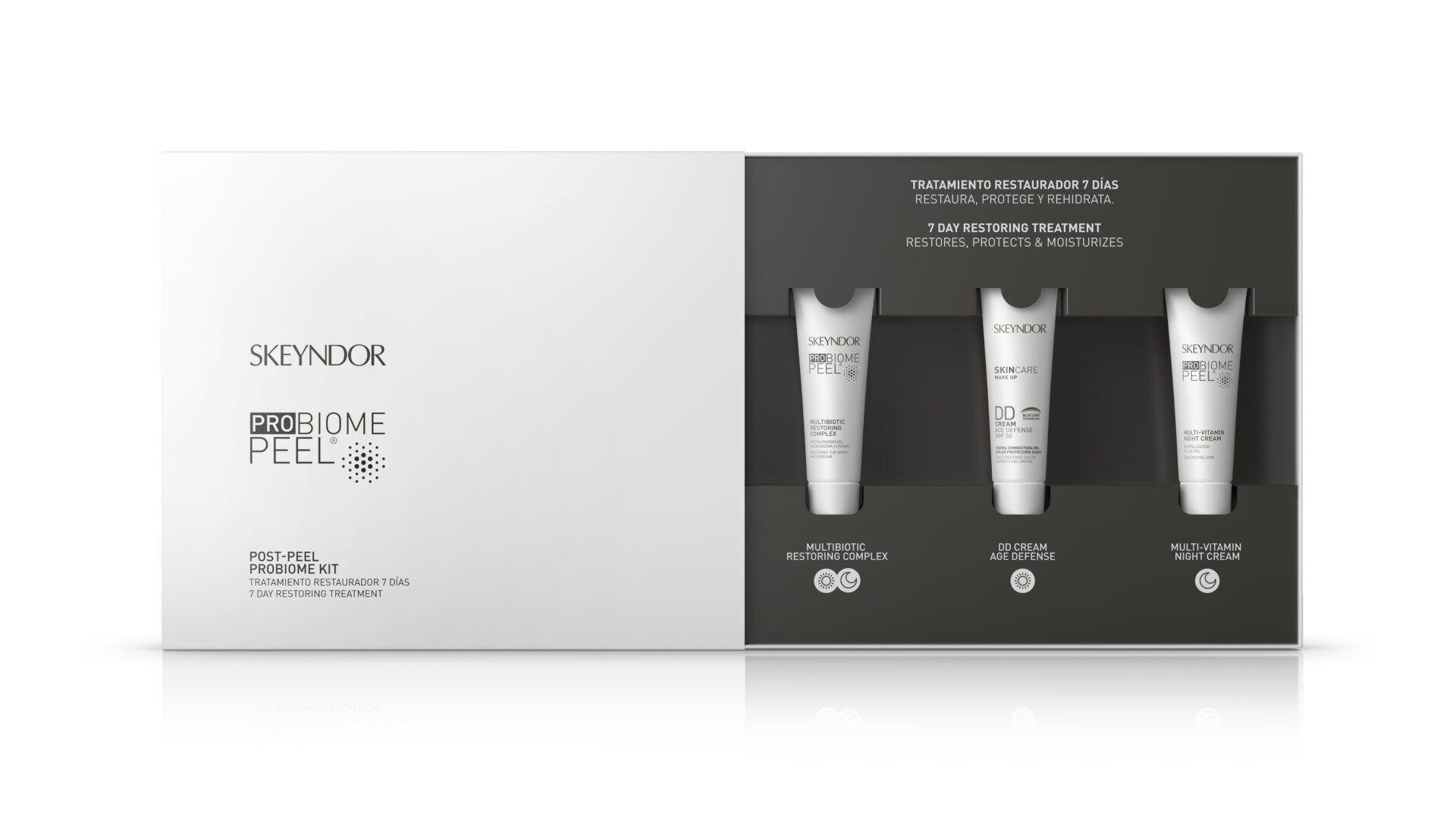 SKEYNDOR PROBIOME PEEL POST-PEEL PROBIOME KIT Nº 01 3x 10ml – Bild 2