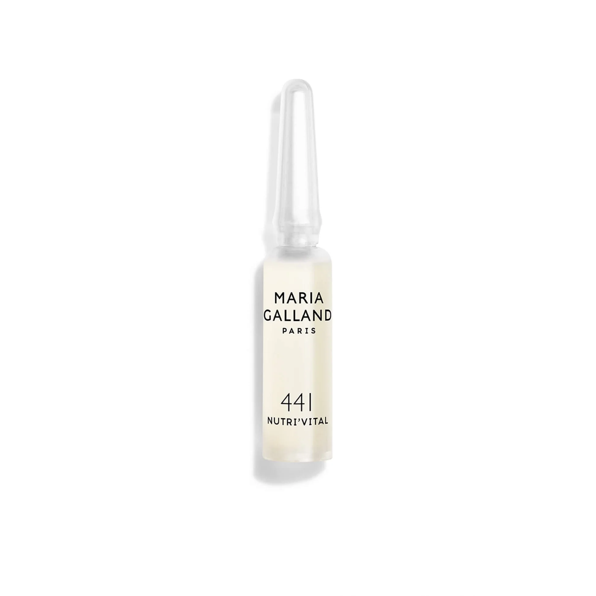 Dropper bottle with a white label reading MARIA GALLAND PARIS and 41 NUTRIVITAL.